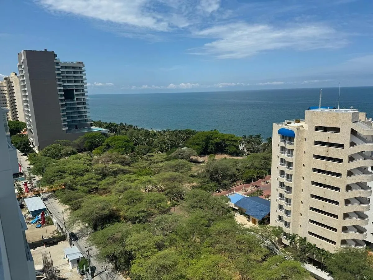 Suite Con Lujoso Jacuzzi, Piso 14 Y Vista Al Mar Santa Marta 0*,