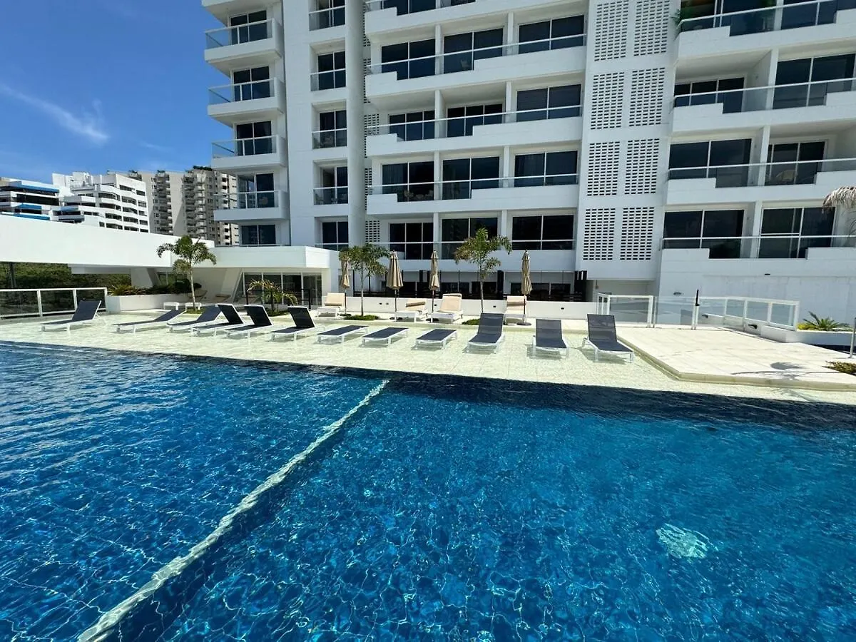 Suite Con Lujoso Jacuzzi, Piso 14 Y Vista Al Mar Santa Marta  Apartment Santa Marta (Magdalena)