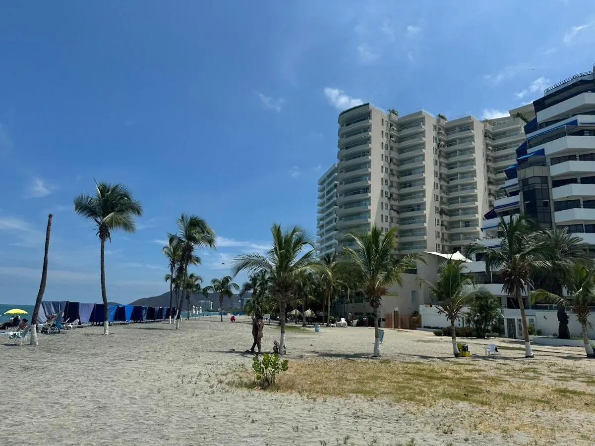 Suite Con Lujoso Jacuzzi, Piso 14 Y Vista Al Mar Santa Marta  Apartment