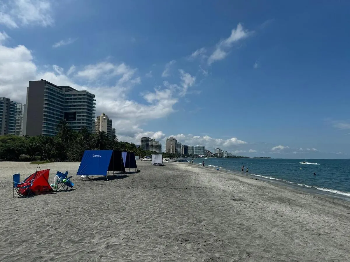 Apartment Suite Con Lujoso Jacuzzi, Piso 14 Y Vista Al Mar Santa Marta