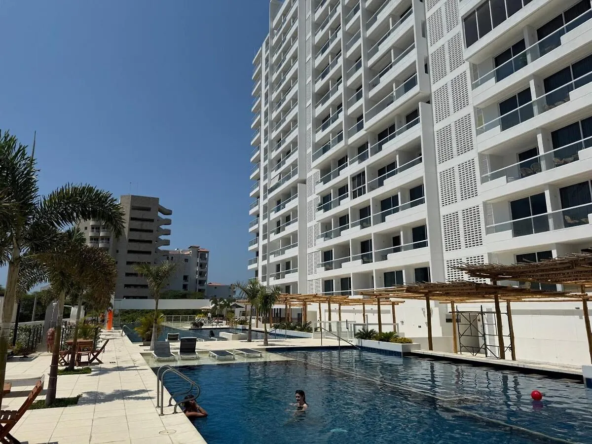 Suite Con Lujoso Jacuzzi, Piso 14 Y Vista Al Mar Santa Marta  Apartment Santa Marta (Magdalena)
